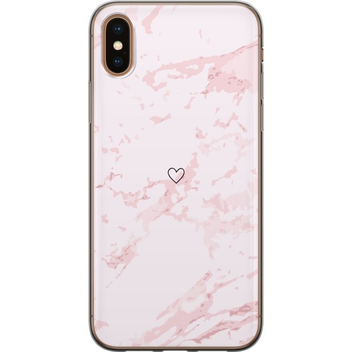 Kännykkäkuori Apple iPhone XS Max-laitteelle, jossa on Roosa Sydän kuvio ryhmässä ÄLYPUHELIMET JA TABLETIT / Puhelimen suojakotelo / Apple / iPhone XS Max @ TP E-commerce Nordic AB (A51967)