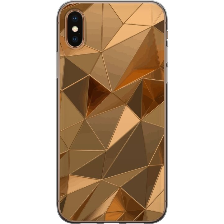 Kännykkäkuori Apple iPhone XS Max-laitteelle, jossa on 3D Kulta kuvio ryhmässä ÄLYPUHELIMET JA TABLETIT / Puhelimen suojakotelo / Apple / iPhone XS Max @ TP E-commerce Nordic AB (A51968)