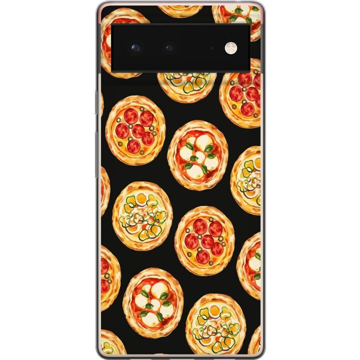 Kännykkäkuori Google Pixel 6-laitteelle, jossa on Pizza kuvio ryhmässä ÄLYPUHELIMET JA TABLETIT / Puhelimen suojakotelo / Google @ TP E-commerce Nordic AB (A52092)