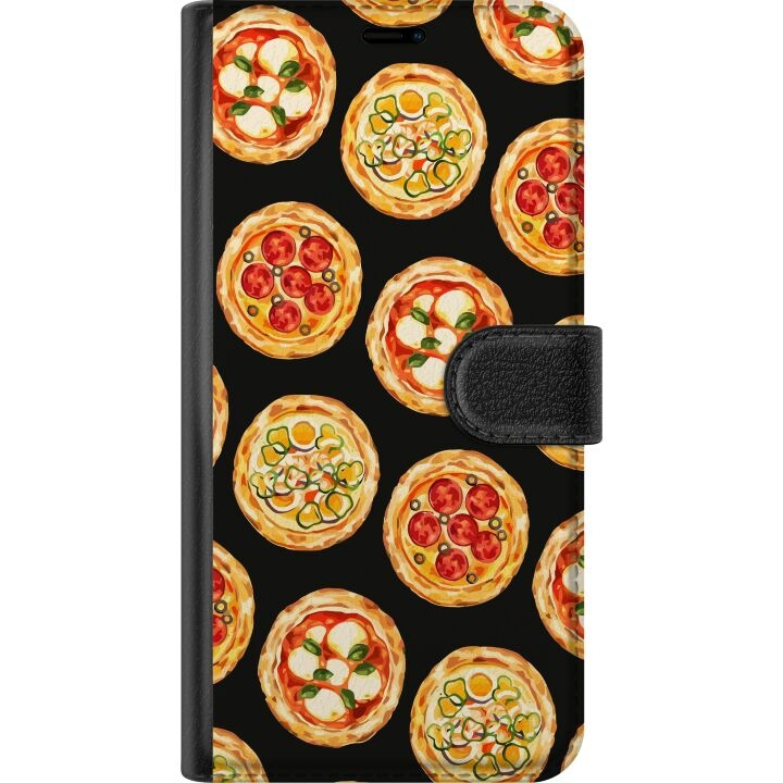 Lompakkokotelo Google Pixel 8-laitteelle, jossa on Pizza kuvio ryhmässä ÄLYPUHELIMET JA TABLETIT / Puhelimen suojakotelo / Google @ TP E-commerce Nordic AB (A52308)