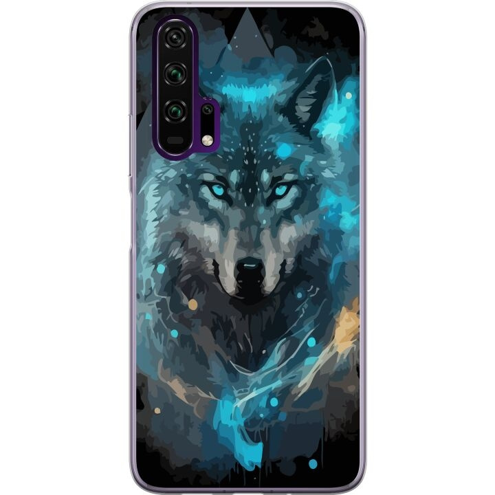 Kännykkäkuori Honor 20 Pro-laitteelle, jossa on Susi kuvio ryhmässä ÄLYPUHELIMET JA TABLETIT / Puhelimen suojakotelo / Huawei/Honori @ TP E-commerce Nordic AB (A52381)