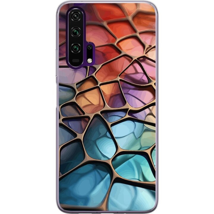 Kännykkäkuori Honor 20 Pro-laitteelle, jossa on Metallikuviointi kuvio ryhmässä ÄLYPUHELIMET JA TABLETIT / Puhelimen suojakotelo / Huawei/Honori @ TP E-commerce Nordic AB (A52386)