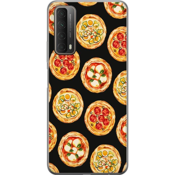 Kännykkäkuori Huawei P smart 2021-laitteelle, jossa on Pizza kuvio ryhmässä ÄLYPUHELIMET JA TABLETIT / Puhelimen suojakotelo / Huawei/Honori @ TP E-commerce Nordic AB (A52713)