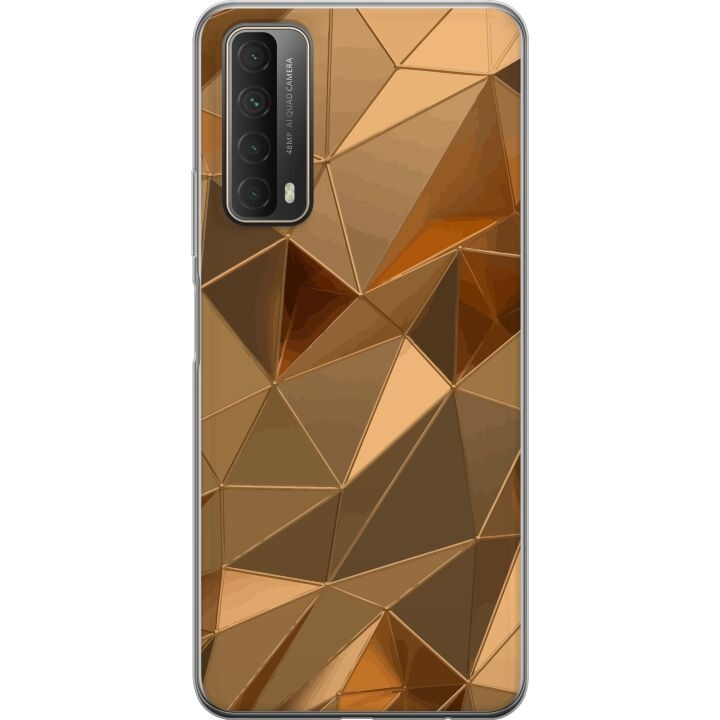 Kännykkäkuori Huawei P smart 2021-laitteelle, jossa on 3D Kulta kuvio ryhmässä ÄLYPUHELIMET JA TABLETIT / Puhelimen suojakotelo / Huawei/Honori @ TP E-commerce Nordic AB (A52724)