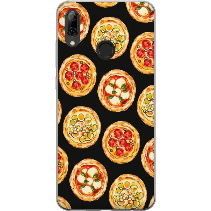 Kännykkäkuori Huawei P smart 2019-laitteelle, jossa on Pizza kuvio ryhmässä ÄLYPUHELIMET JA TABLETIT / Puhelimen suojakotelo / Huawei/Honori @ TP E-commerce Nordic AB (A52767)