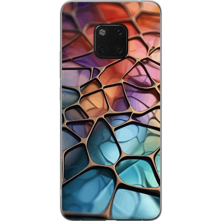 Kännykkäkuori Huawei Mate 20 Pro-laitteelle, jossa on Metallikuviointi kuvio ryhmässä ÄLYPUHELIMET JA TABLETIT / Puhelimen suojakotelo / Huawei/Honori @ TP E-commerce Nordic AB (A52845)