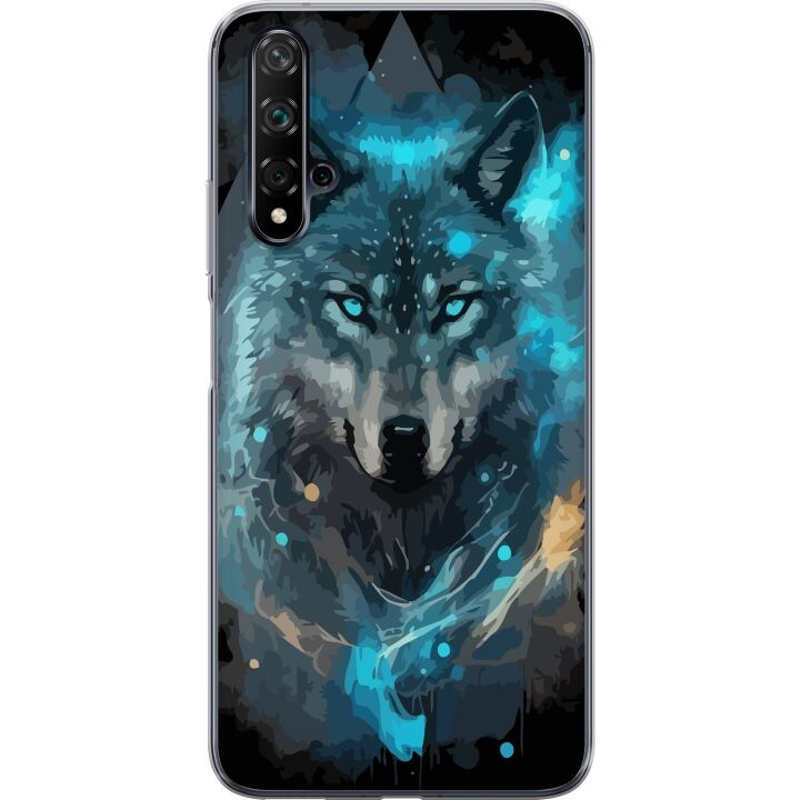 Kännykkäkuori Huawei nova 5T-laitteelle, jossa on Susi kuvio ryhmässä ÄLYPUHELIMET JA TABLETIT / Puhelimen suojakotelo / Huawei/Honori @ TP E-commerce Nordic AB (A52921)