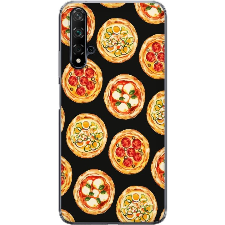 Kännykkäkuori Huawei nova 5T-laitteelle, jossa on Pizza kuvio ryhmässä ÄLYPUHELIMET JA TABLETIT / Puhelimen suojakotelo / Huawei/Honori @ TP E-commerce Nordic AB (A52929)