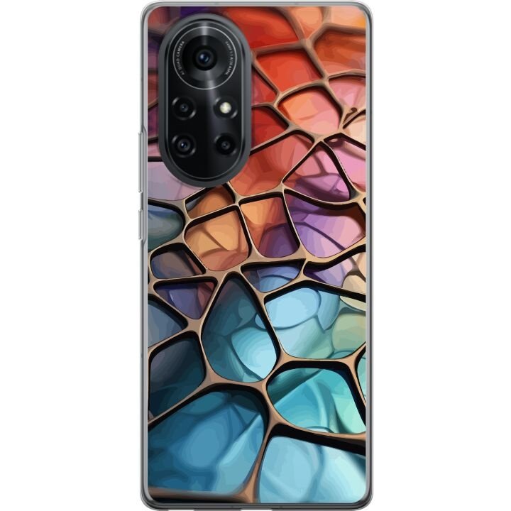 Kännykkäkuori Huawei nova 8 Pro-laitteelle, jossa on Metallikuviointi kuvio ryhmässä ÄLYPUHELIMET JA TABLETIT / Puhelimen suojakotelo / Huawei/Honori @ TP E-commerce Nordic AB (A52980)