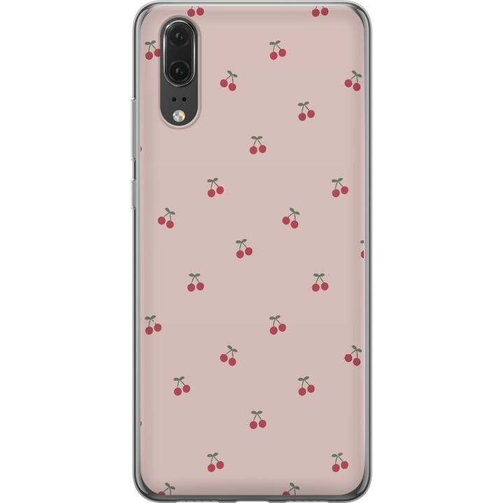 Kännykkäkuori Huawei P20-laitteelle, jossa on Kirsikka kuvio ryhmässä ÄLYPUHELIMET JA TABLETIT / Puhelimen suojakotelo / Huawei/Honori @ TP E-commerce Nordic AB (A53031)