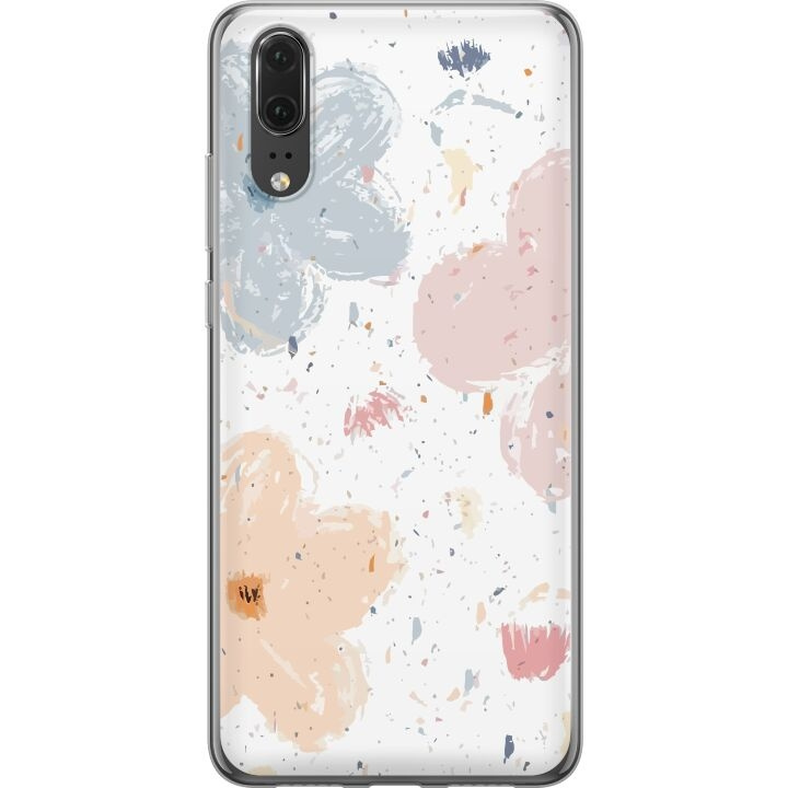 Kännykkäkuori Huawei P20-laitteelle, jossa on Kukat kuvio ryhmässä ÄLYPUHELIMET JA TABLETIT / Puhelimen suojakotelo / Huawei/Honori @ TP E-commerce Nordic AB (A53036)