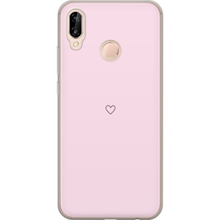 Kännykkäkuori Huawei P20 lite-laitteelle, jossa on Sydän kuvio ryhmässä ÄLYPUHELIMET JA TABLETIT / Puhelimen suojakotelo / Huawei/Honori @ TP E-commerce Nordic AB (A53097)