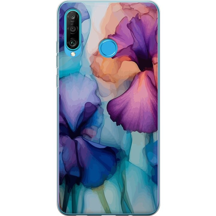 Kännykkäkuori Huawei P30 lite-laitteelle, jossa on Maagiset kukat kuvio ryhmässä ÄLYPUHELIMET JA TABLETIT / Puhelimen suojakotelo / Huawei/Honori @ TP E-commerce Nordic AB (A53243)