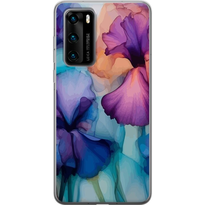 Kännykkäkuori Huawei P40-laitteelle, jossa on Maagiset kukat kuvio ryhmässä ÄLYPUHELIMET JA TABLETIT / Puhelimen suojakotelo / Huawei/Honori @ TP E-commerce Nordic AB (A53351)