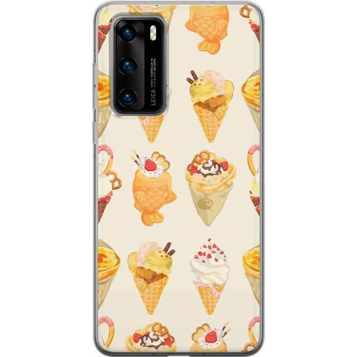 Kännykkäkuori Huawei P40-laitteelle, jossa on Lasinen kuvio ryhmässä ÄLYPUHELIMET JA TABLETIT / Puhelimen suojakotelo / Huawei/Honori @ TP E-commerce Nordic AB (A53359)