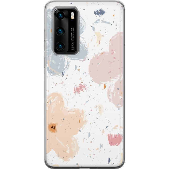 Kännykkäkuori Huawei P40-laitteelle, jossa on Kukat kuvio ryhmässä ÄLYPUHELIMET JA TABLETIT / Puhelimen suojakotelo / Huawei/Honori @ TP E-commerce Nordic AB (A53360)