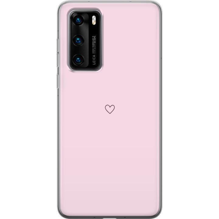 Kännykkäkuori Huawei P40-laitteelle, jossa on Sydän kuvio ryhmässä ÄLYPUHELIMET JA TABLETIT / Puhelimen suojakotelo / Huawei/Honori @ TP E-commerce Nordic AB (A53367)