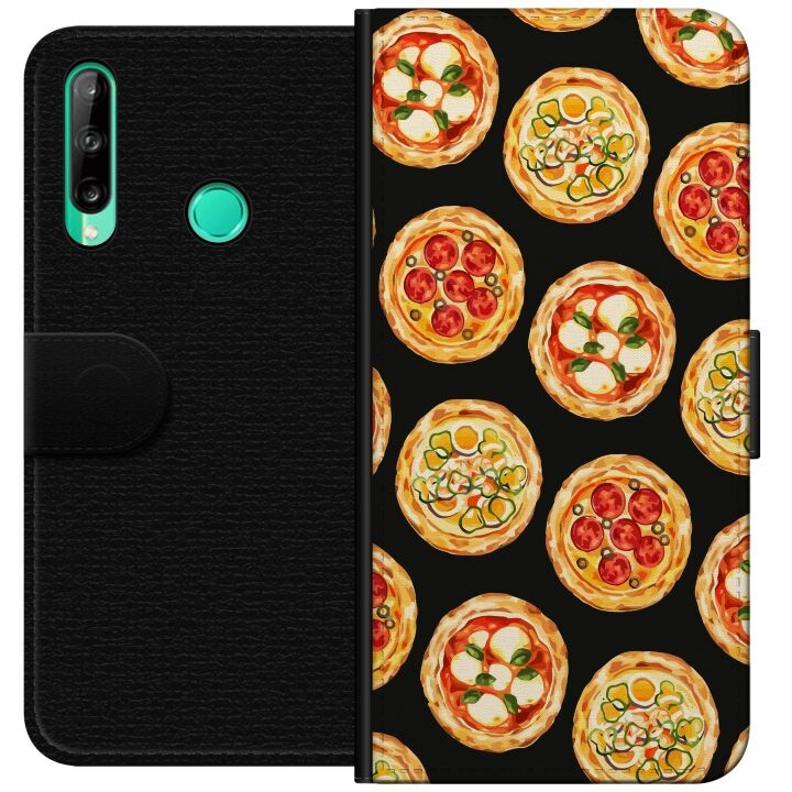 Lompakkokotelo Huawei P40 lite E-laitteelle, jossa on Pizza kuvio ryhmässä ÄLYPUHELIMET JA TABLETIT / Puhelimen suojakotelo / Huawei/Honori @ TP E-commerce Nordic AB (A53469)