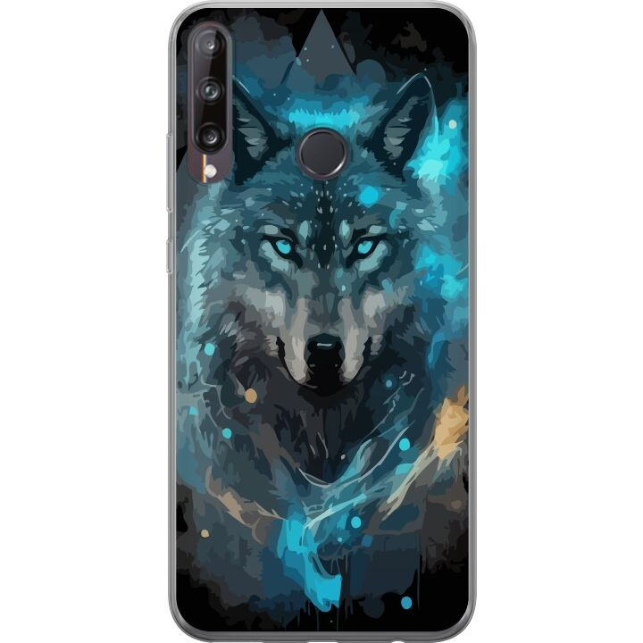 Kännykkäkuori Huawei P40 lite E-laitteelle, jossa on Susi kuvio ryhmässä ÄLYPUHELIMET JA TABLETIT / Puhelimen suojakotelo / Huawei/Honori @ TP E-commerce Nordic AB (A53488)