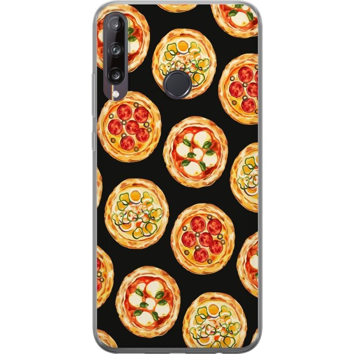 Kännykkäkuori Huawei P40 lite E-laitteelle, jossa on Pizza kuvio ryhmässä ÄLYPUHELIMET JA TABLETIT / Puhelimen suojakotelo / Huawei/Honori @ TP E-commerce Nordic AB (A53496)