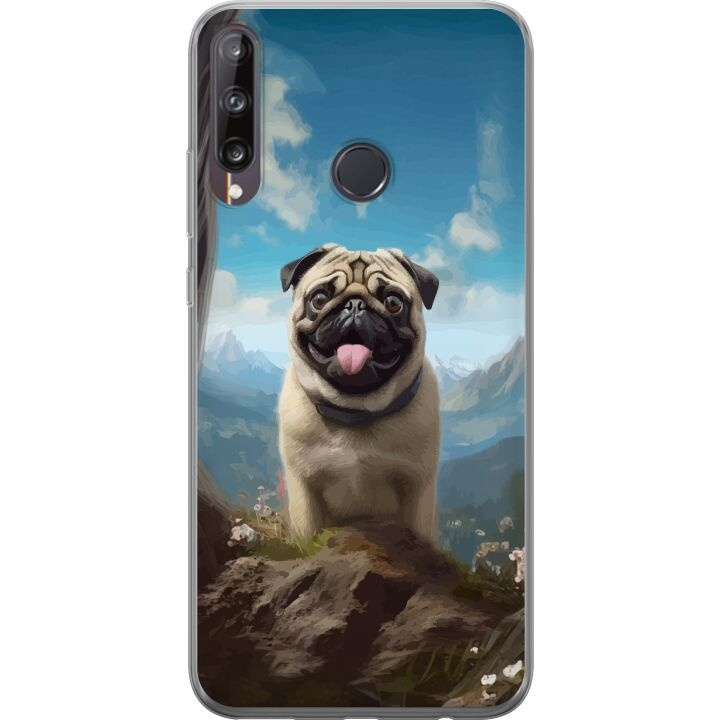 Kännykkäkuori Huawei P40 lite E-laitteelle, jossa on Iloinen Koira kuvio ryhmässä ÄLYPUHELIMET JA TABLETIT / Puhelimen suojakotelo / Huawei/Honori @ TP E-commerce Nordic AB (A53501)