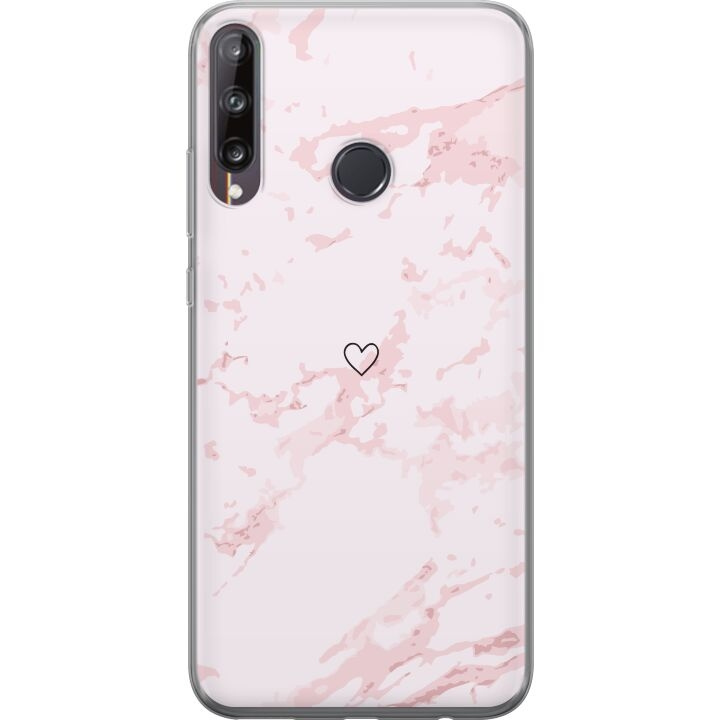 Kännykkäkuori Huawei P40 lite E-laitteelle, jossa on Roosa Sydän kuvio ryhmässä ÄLYPUHELIMET JA TABLETIT / Puhelimen suojakotelo / Huawei/Honori @ TP E-commerce Nordic AB (A53506)