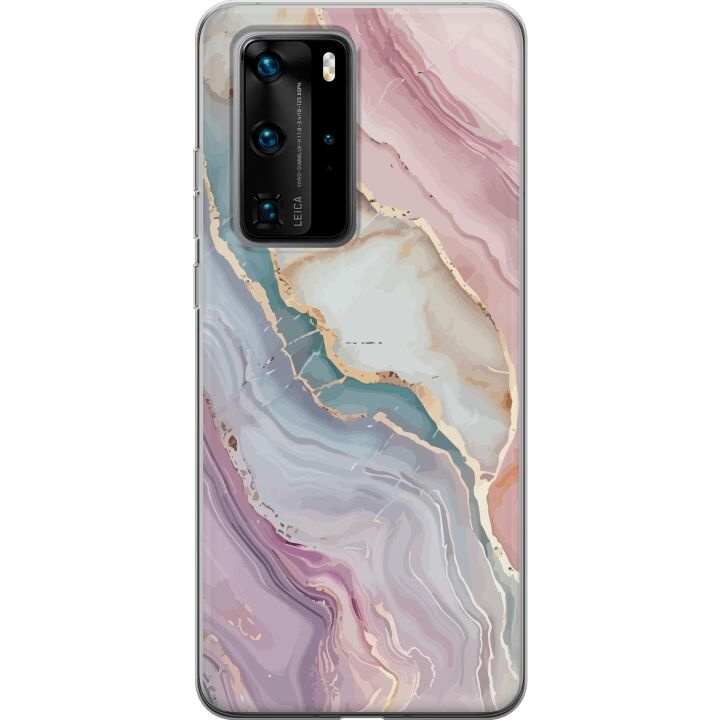 Kännykkäkuori Huawei P40 Pro-laitteelle, jossa on Marmori kuvio ryhmässä ÄLYPUHELIMET JA TABLETIT / Puhelimen suojakotelo / Huawei/Honori @ TP E-commerce Nordic AB (A53559)