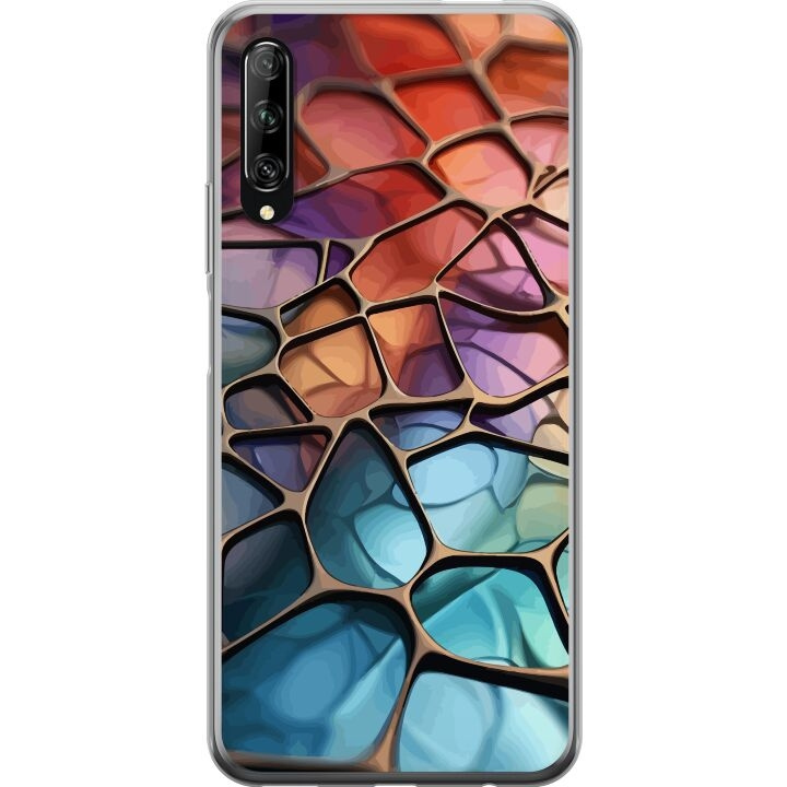 Kännykkäkuori Huawei P smart Pro 2019-laitteelle, jossa on Metallikuviointi kuvio ryhmässä ÄLYPUHELIMET JA TABLETIT / Puhelimen suojakotelo / Huawei/Honori @ TP E-commerce Nordic AB (A53628)