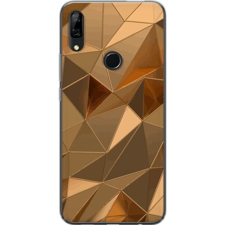 Kännykkäkuori Huawei P Smart Z-laitteelle, jossa on 3D Kulta kuvio ryhmässä ÄLYPUHELIMET JA TABLETIT / Puhelimen suojakotelo / Huawei/Honori @ TP E-commerce Nordic AB (A53694)