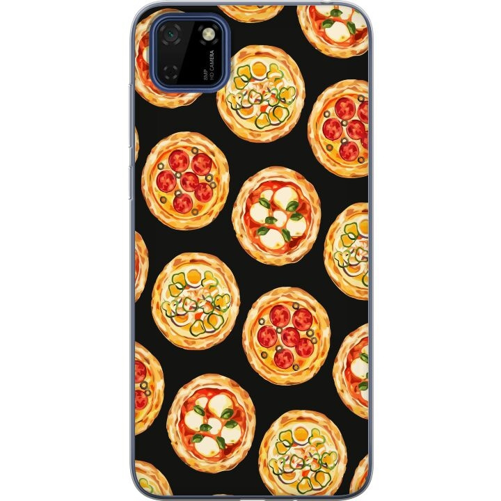 Kännykkäkuori Huawei Y5p-laitteelle, jossa on Pizza kuvio ryhmässä ÄLYPUHELIMET JA TABLETIT / Puhelimen suojakotelo / Huawei/Honori @ TP E-commerce Nordic AB (A53710)