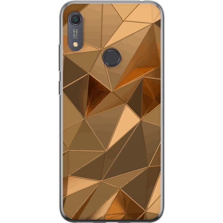 Kännykkäkuori Huawei Y6s (2019)-laitteelle, jossa on 3D Kulta kuvio ryhmässä ÄLYPUHELIMET JA TABLETIT / Puhelimen suojakotelo / Huawei/Honori @ TP E-commerce Nordic AB (A53933)