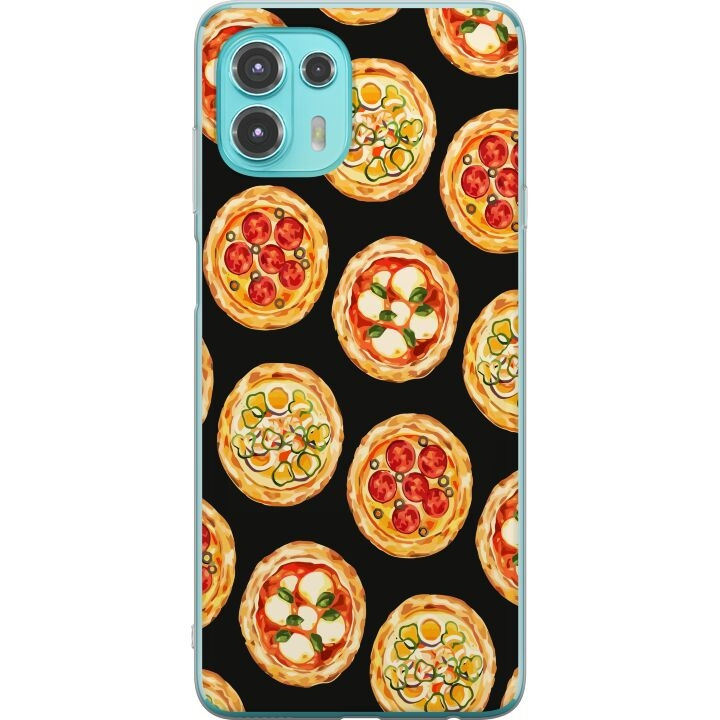 Kännykkäkuori Motorola Edge 20 Lite-laitteelle, jossa on Pizza kuvio ryhmässä ÄLYPUHELIMET JA TABLETIT / Puhelimen suojakotelo / Motorola @ TP E-commerce Nordic AB (A54030)