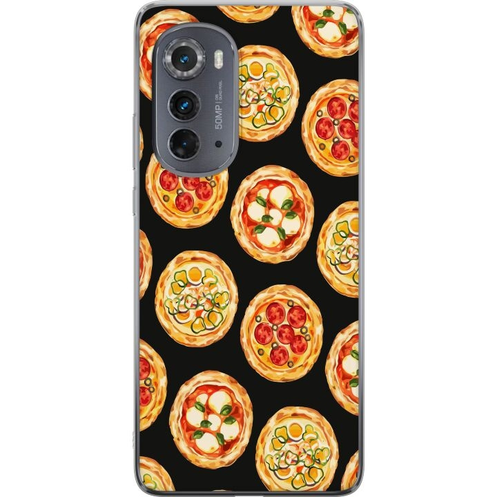 Kännykkäkuori Motorola Edge (2022)-laitteelle, jossa on Pizza kuvio ryhmässä ÄLYPUHELIMET JA TABLETIT / Puhelimen suojakotelo / Motorola @ TP E-commerce Nordic AB (A54111)