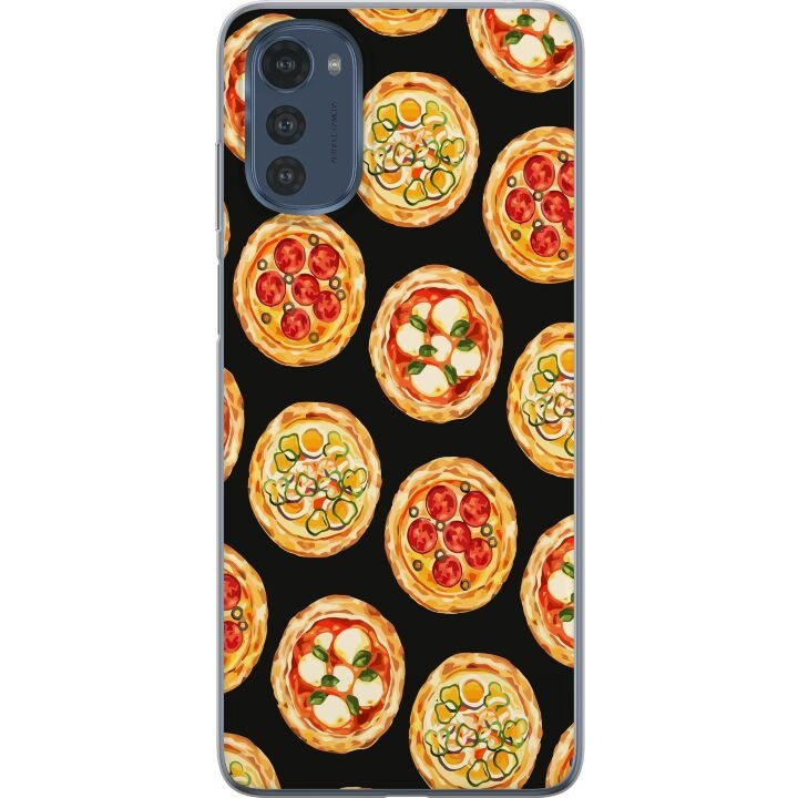 Kännykkäkuori Motorola Moto E32s-laitteelle, jossa on Pizza kuvio ryhmässä ÄLYPUHELIMET JA TABLETIT / Puhelimen suojakotelo / Motorola @ TP E-commerce Nordic AB (A54273)