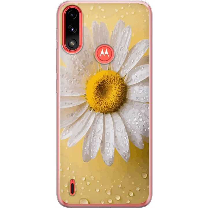 Kännykkäkuori Motorola Moto E7 Power-laitteelle, jossa on Posliinikukka kuvio ryhmässä ÄLYPUHELIMET JA TABLETIT / Puhelimen suojakotelo / Motorola @ TP E-commerce Nordic AB (A54449)