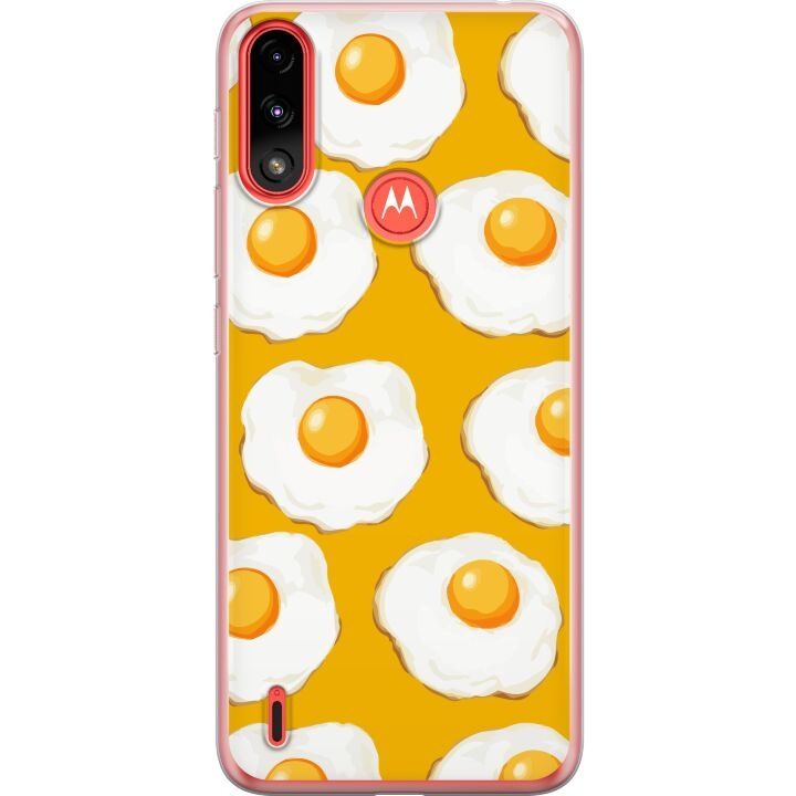 Kännykkäkuori Motorola Moto E7 Power-laitteelle, jossa on Paistettu muna kuvio ryhmässä ÄLYPUHELIMET JA TABLETIT / Puhelimen suojakotelo / Motorola @ TP E-commerce Nordic AB (A54451)