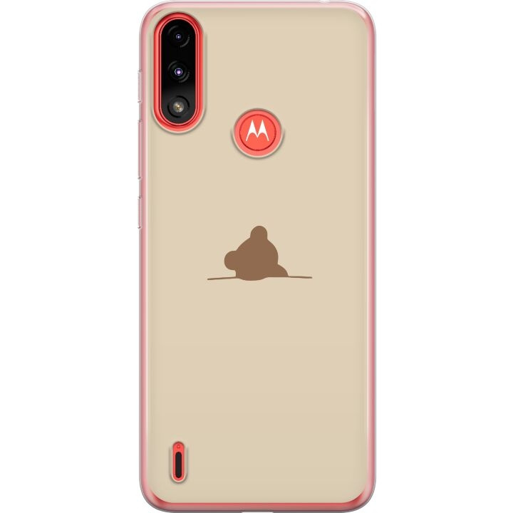 Kännykkäkuori Motorola Moto E7 Power-laitteelle, jossa on Nalle kuvio ryhmässä ÄLYPUHELIMET JA TABLETIT / Puhelimen suojakotelo / Motorola @ TP E-commerce Nordic AB (A54469)