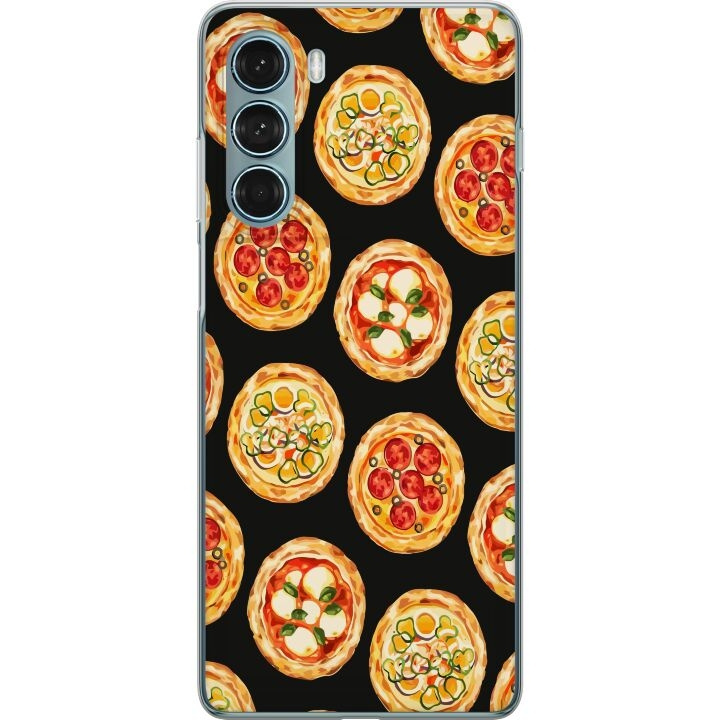 Kännykkäkuori Motorola Moto G200 5G-laitteelle, jossa on Pizza kuvio ryhmässä ÄLYPUHELIMET JA TABLETIT / Puhelimen suojakotelo / Motorola @ TP E-commerce Nordic AB (A54732)