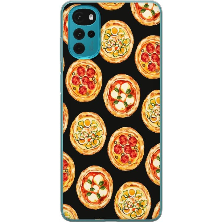 Kännykkäkuori Motorola Moto G22-laitteelle, jossa on Pizza kuvio ryhmässä ÄLYPUHELIMET JA TABLETIT / Puhelimen suojakotelo / Motorola @ TP E-commerce Nordic AB (A54759)