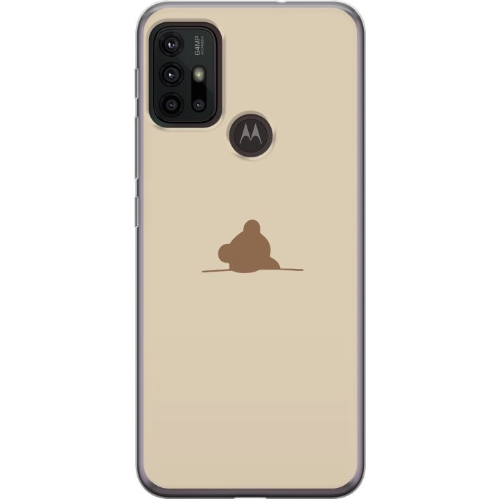 Kännykkäkuori Motorola Moto G30-laitteelle, jossa on Nalle kuvio ryhmässä ÄLYPUHELIMET JA TABLETIT / Puhelimen suojakotelo / Motorola @ TP E-commerce Nordic AB (A54874)