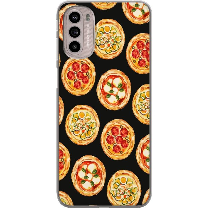 Kännykkäkuori Motorola Moto G41-laitteelle, jossa on Pizza kuvio ryhmässä ÄLYPUHELIMET JA TABLETIT / Puhelimen suojakotelo / Motorola @ TP E-commerce Nordic AB (A55002)