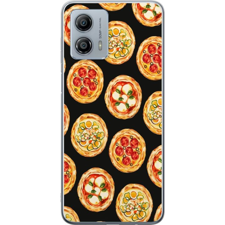 Kännykkäkuori Motorola Moto G53-laitteelle, jossa on Pizza kuvio ryhmässä ÄLYPUHELIMET JA TABLETIT / Puhelimen suojakotelo / Motorola @ TP E-commerce Nordic AB (A55137)