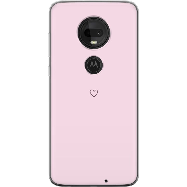 Kännykkäkuori Motorola Moto G7 -laitteelle, jossa on Sydän kuvio ryhmässä ÄLYPUHELIMET JA TABLETIT / Puhelimen suojakotelo / Motorola @ TP E-commerce Nordic AB (A55278)