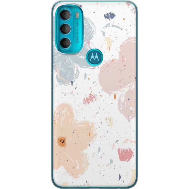 Kännykkäkuori Motorola Moto G71 5G-laitteelle, jossa on Kukat kuvio ryhmässä ÄLYPUHELIMET JA TABLETIT / Puhelimen suojakotelo / Motorola @ TP E-commerce Nordic AB (A55298)