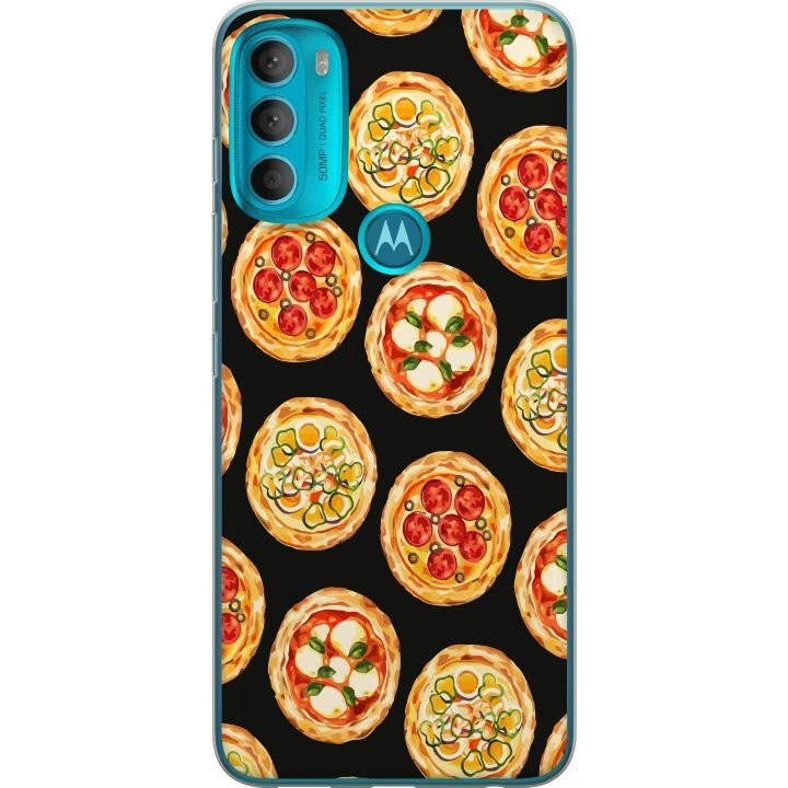 Kännykkäkuori Motorola Moto G71 5G-laitteelle, jossa on Pizza kuvio ryhmässä ÄLYPUHELIMET JA TABLETIT / Puhelimen suojakotelo / Motorola @ TP E-commerce Nordic AB (A55299)