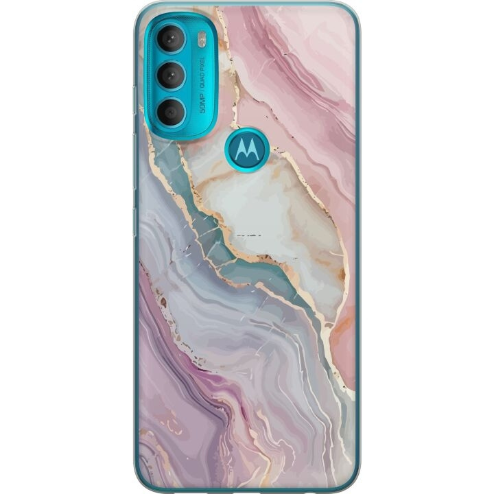 Kännykkäkuori Motorola Moto G71 5G-laitteelle, jossa on Marmori kuvio ryhmässä ÄLYPUHELIMET JA TABLETIT / Puhelimen suojakotelo / Motorola @ TP E-commerce Nordic AB (A55308)