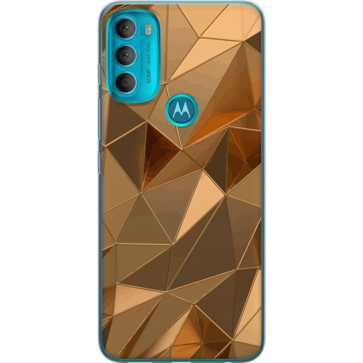 Kännykkäkuori Motorola Moto G71 5G-laitteelle, jossa on 3D Kulta kuvio ryhmässä ÄLYPUHELIMET JA TABLETIT / Puhelimen suojakotelo / Motorola @ TP E-commerce Nordic AB (A55310)