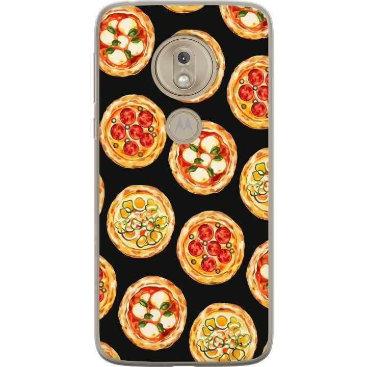 Kännykkäkuori Motorola Moto G7 Play-laitteelle, jossa on Pizza kuvio ryhmässä ÄLYPUHELIMET JA TABLETIT / Puhelimen suojakotelo / Motorola @ TP E-commerce Nordic AB (A55461)