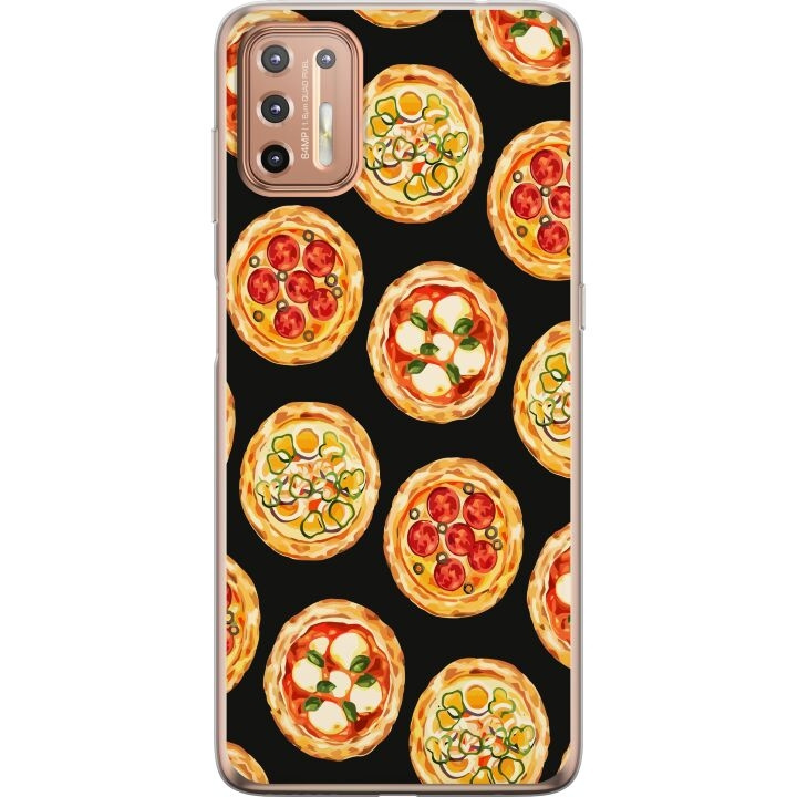 Kännykkäkuori Motorola Moto G9 Plus-laitteelle, jossa on Pizza kuvio ryhmässä ÄLYPUHELIMET JA TABLETIT / Puhelimen suojakotelo / Motorola @ TP E-commerce Nordic AB (A55542)