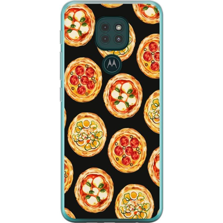 Kännykkäkuori Motorola Moto G9 Play-laitteelle, jossa on Pizza kuvio ryhmässä ÄLYPUHELIMET JA TABLETIT / Puhelimen suojakotelo / Motorola @ TP E-commerce Nordic AB (A55623)